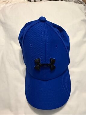 Under Armour Blue Baseball Cap with Black Logo